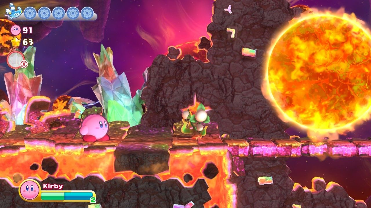 Kirby's Return To Dream Land Deluxe Dangerous Dinner Stage Three Third Section
