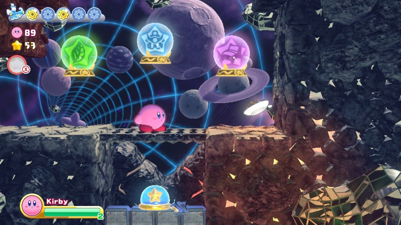 Kirby's Return To Dream Land Deluxe Dangerous Dinner Stage Two Copy Ability Choices 2