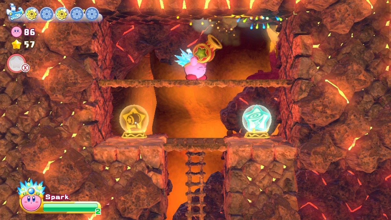 Kirby's Return To Dream Land Deluxe Dangerous Dinner Stage Two Copy Ability Choices