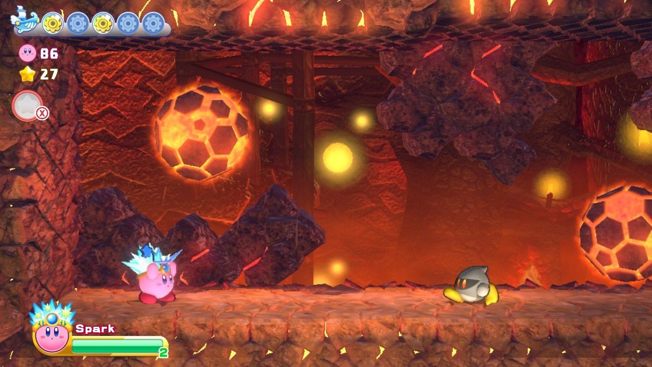 Kirby's Return To Dream Land Deluxe Dangerous Dinner Stage Two Fifth Section-1