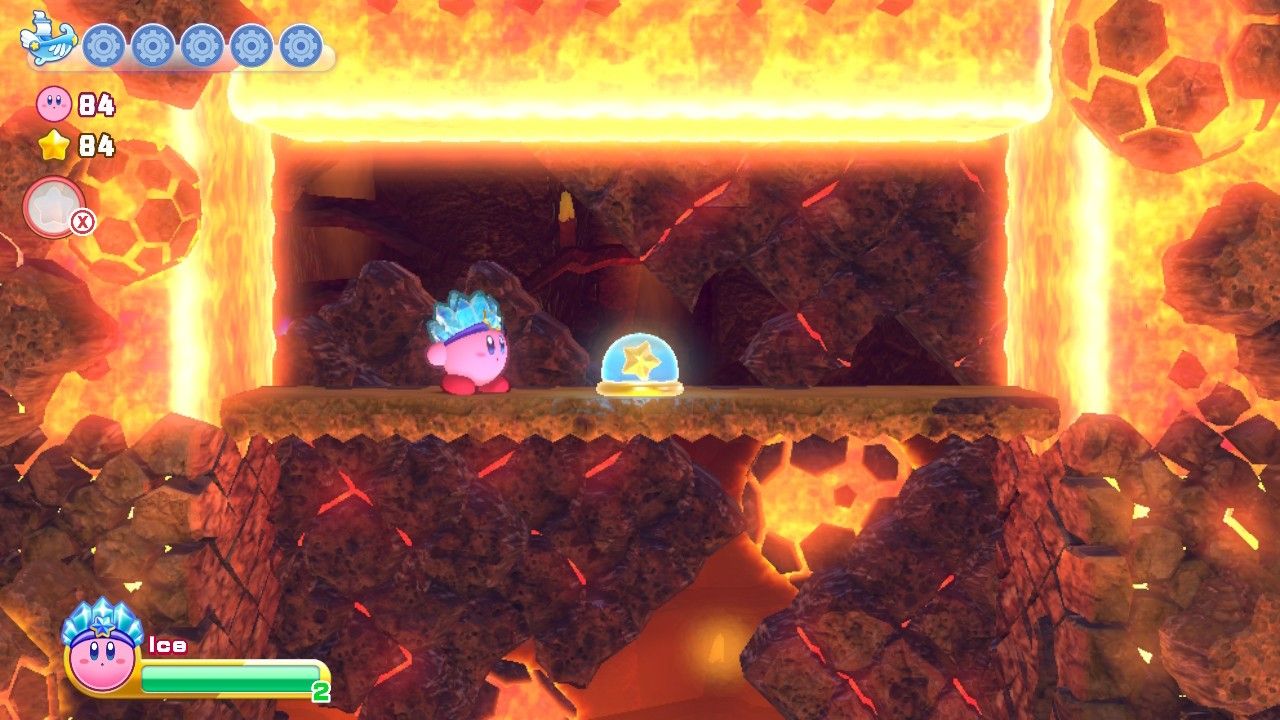 Kirby's Return To Dream Land Deluxe Dangerous Dinner Stage Two Kirby Enters Stage