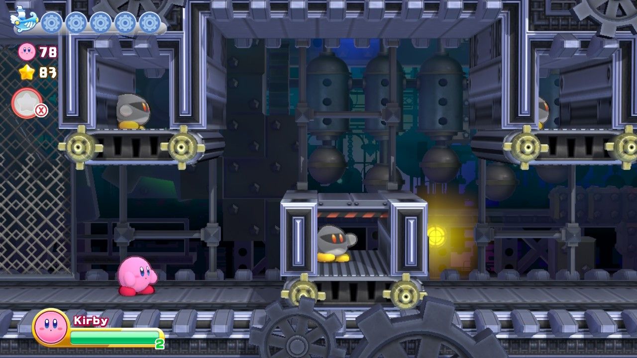 Kirby's Return To Dream Land Deluxe Egg Engines Stage Five Kirby Enters Stage