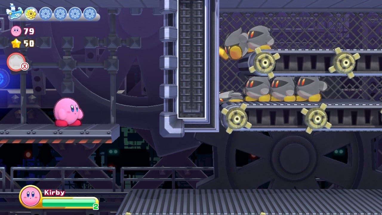 Kirby's Return To Dream Land Deluxe Egg Engines Stage Five Third Section
