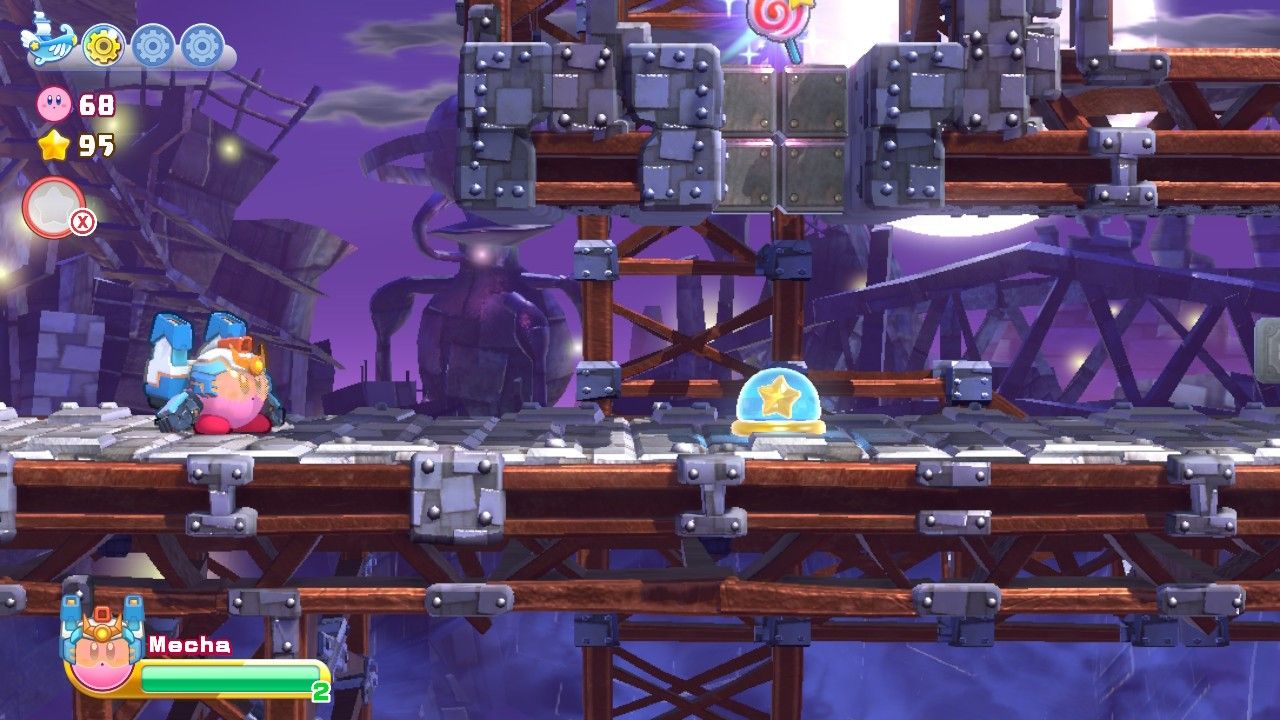 Kirby's Return To Dream Land Deluxe Egg Engines Stage One Fifth Section