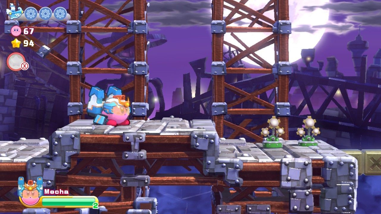 Kirby's Return To Dream Land Deluxe Egg Engines Stage One Section Section