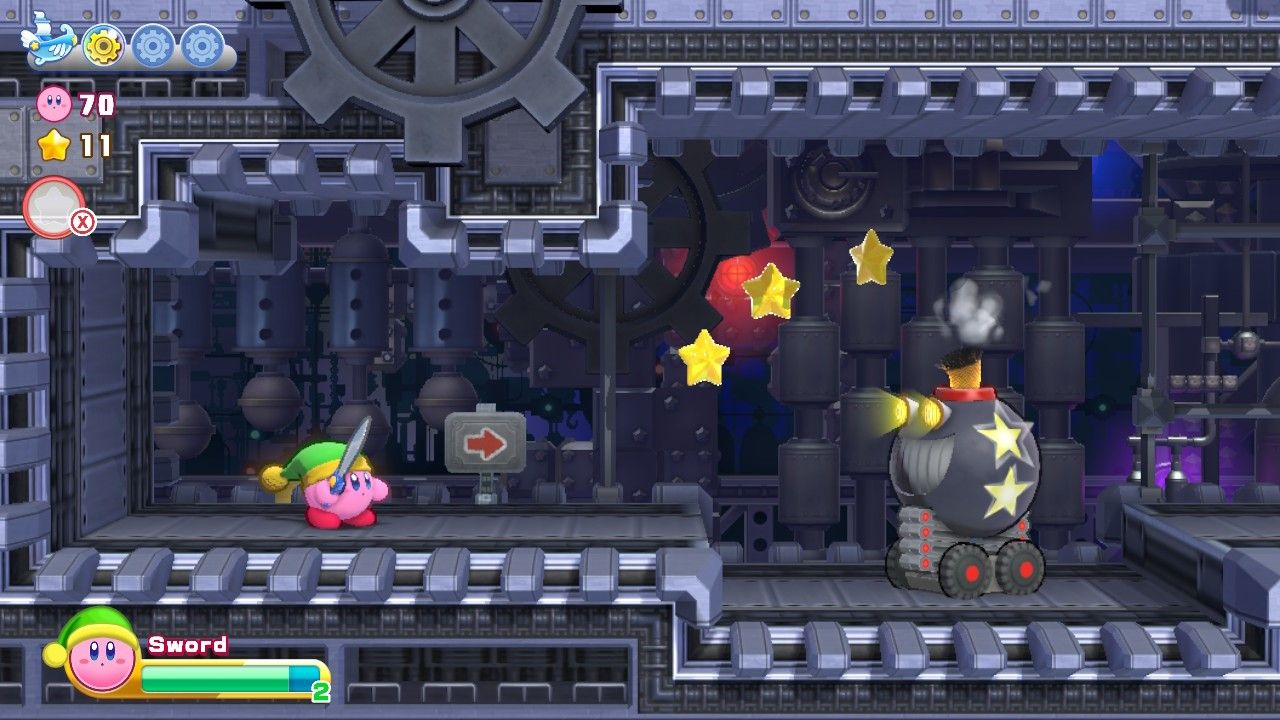 Kirby's Return To Dream Land Deluxe Egg Engines Stage One Sixth Section