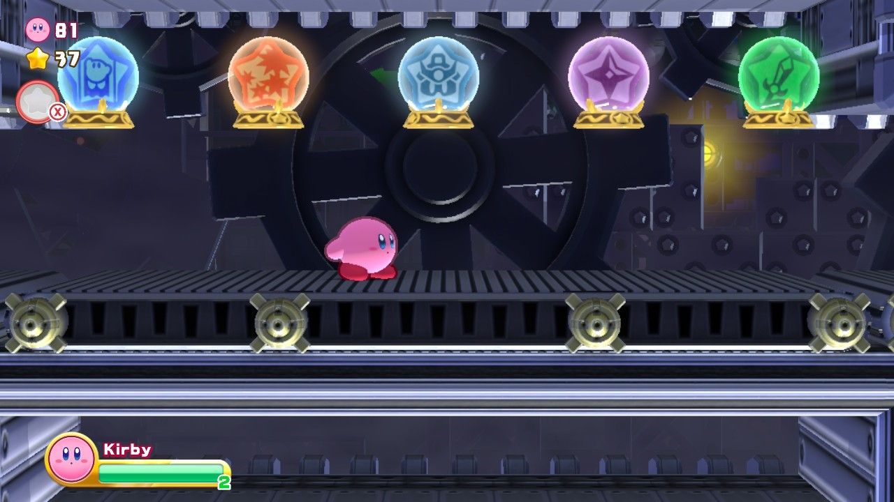 Kirby's Return To Dream Land Deluxe Egg Engines Stage Six Metal General Boss Copy Ability Choices