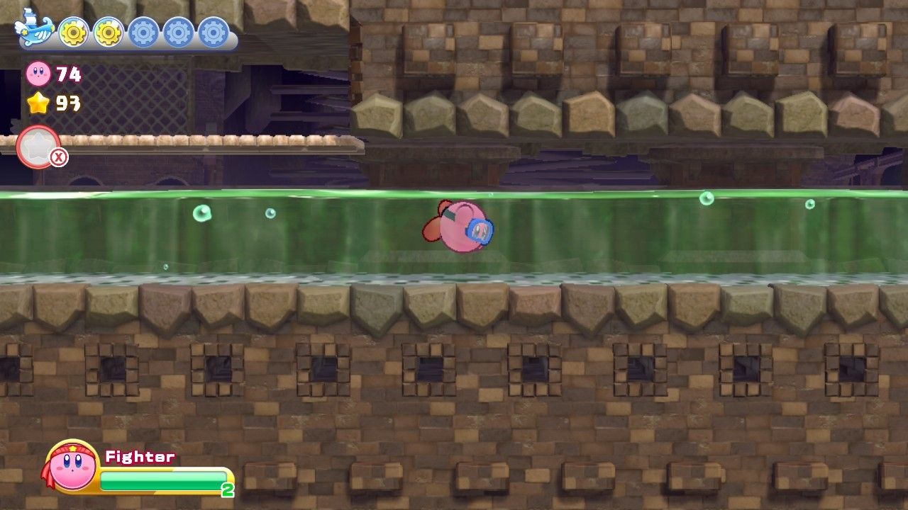 Kirby's Return To Dream Land Deluxe Egg Engines Stage Three Fourth Section