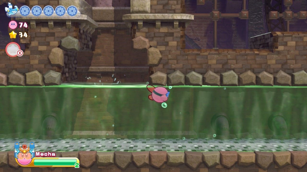Kirby's Return To Dream Land Deluxe Egg Engines Stage Three Kirby Enters The STage