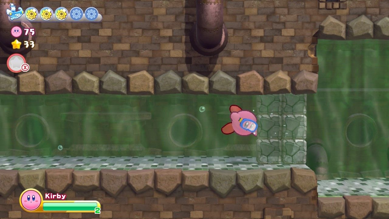 Kirby's Return To Dream Land Deluxe Egg Engines Stage Three Sixth Section