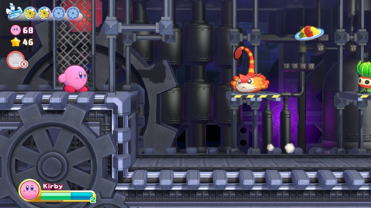 Kirby's Return To Dream Land Deluxe Egg Engines Stage Two Copy Ability Choices