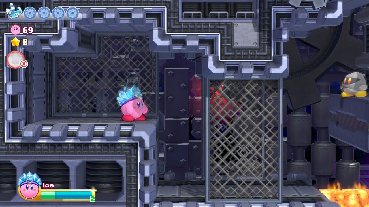 Kirby's Return To Dream Land Deluxe Egg Engines Stage Two Fifth Section