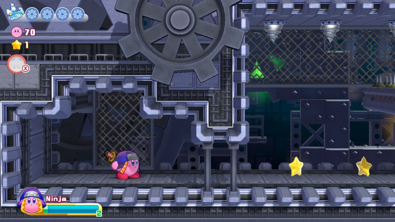 Kirby's Return To Dream Land Deluxe Egg Engines Stage Two Fourth Section