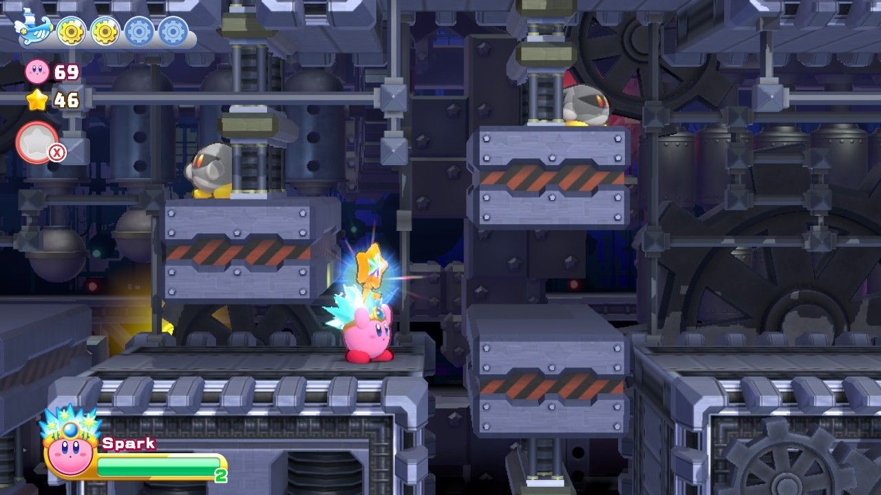 Kirby's Return To Dream Land Deluxe Egg Engines Stage Two Kirby With Key