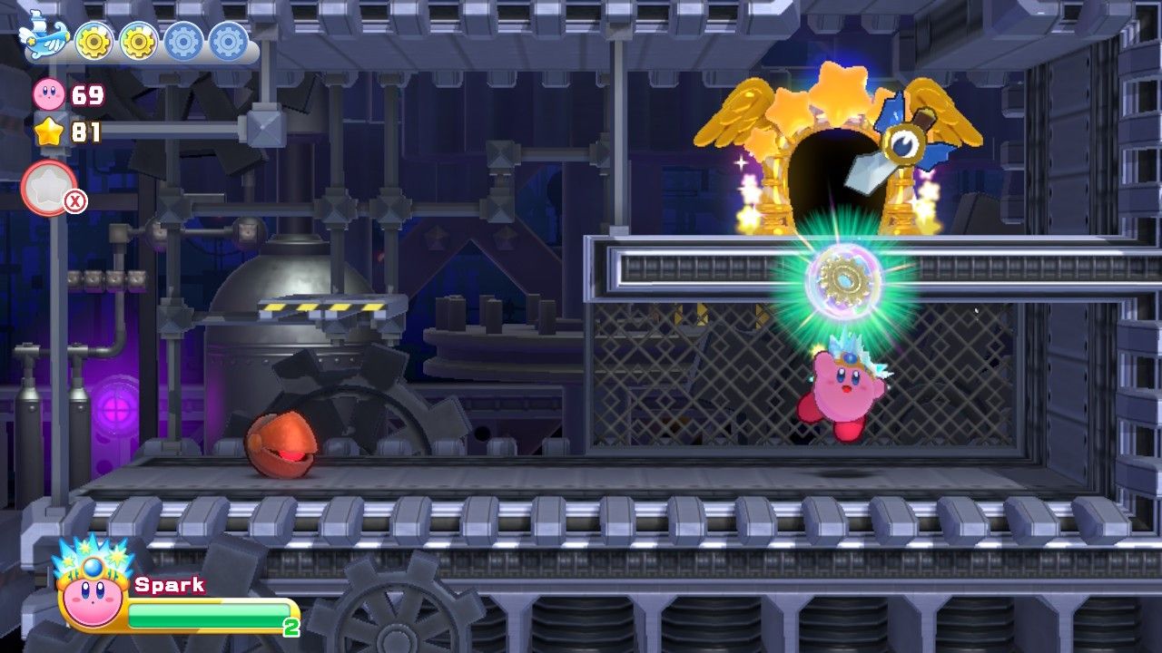 Kirby's Return To Dream Land Deluxe Egg Engines Stage Two Last Energy Sphere