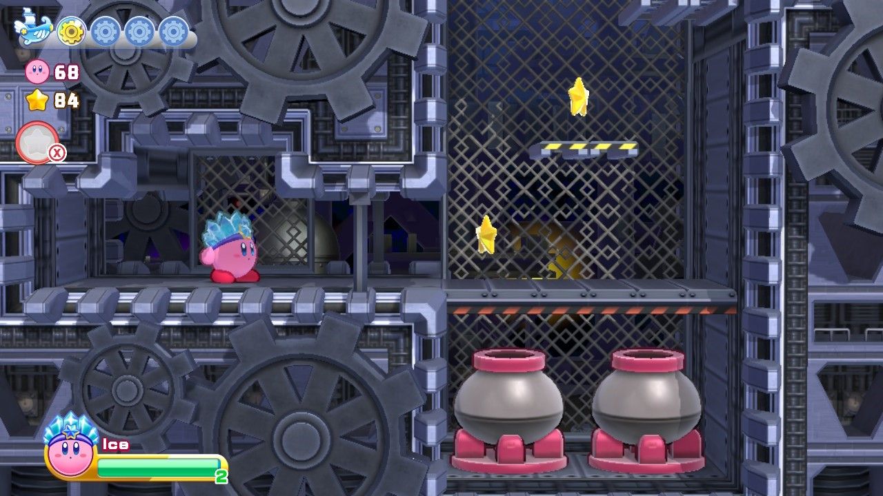 Kirby's Return To Dream Land Deluxe Egg Engines Stage Two Sixth Section