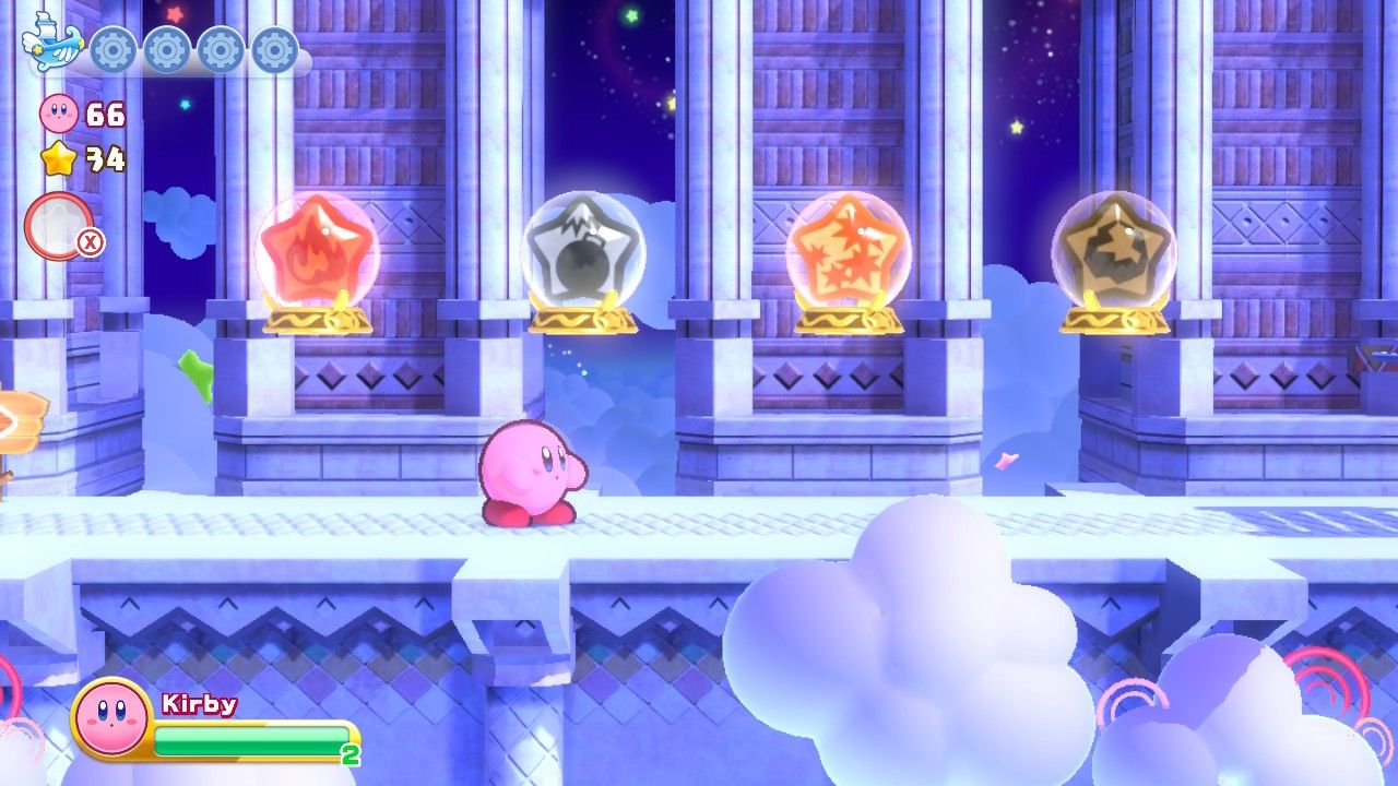 Kirby's Return To Dream Land Deluxe Nutty Noon Stage Five Copy Ability Choices