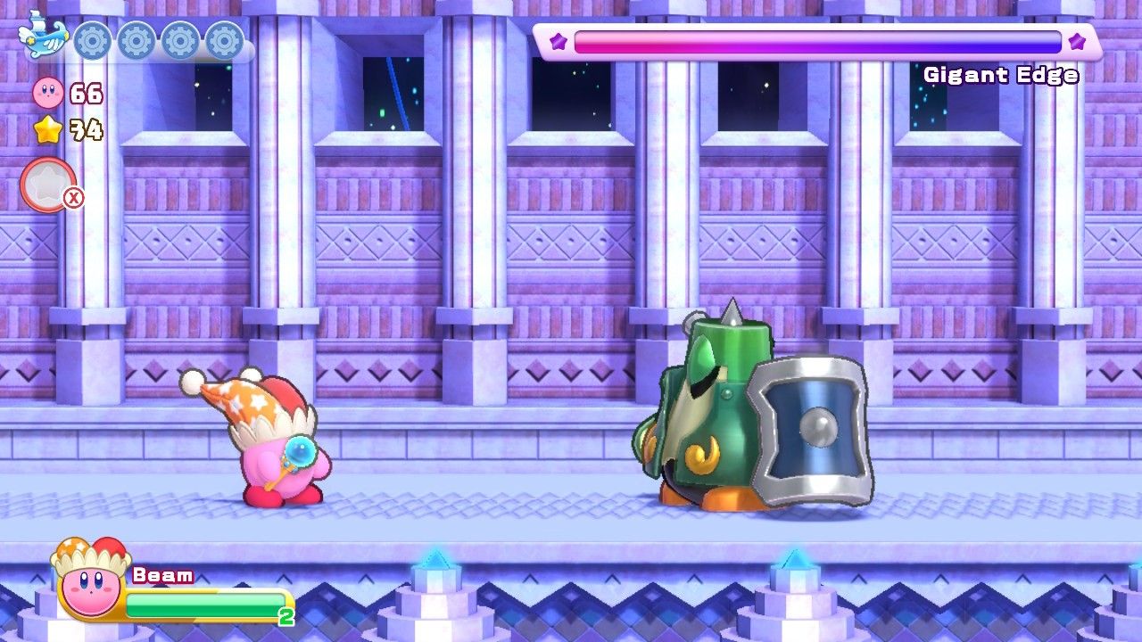 Kirby's Return To Dream Land Deluxe Nutty Noon Stage Five Gigant Edge