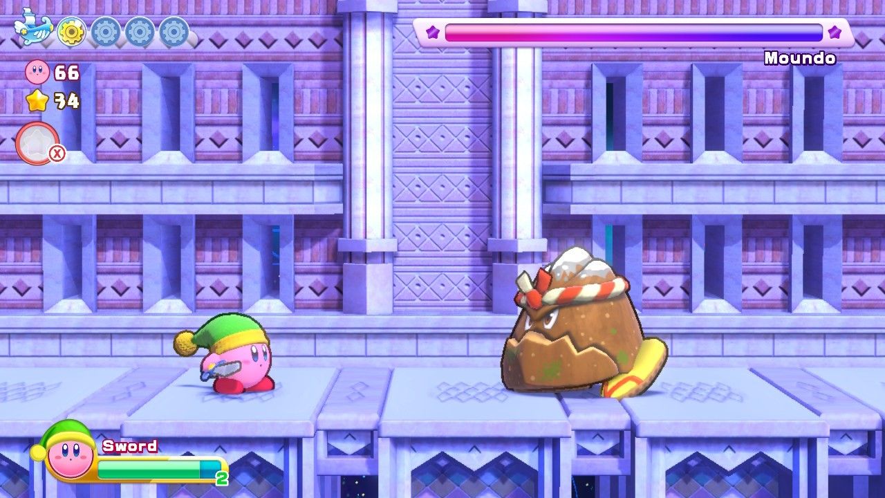 Kirby's Return To Dream Land Deluxe Nutty Noon Stage Five Moundo