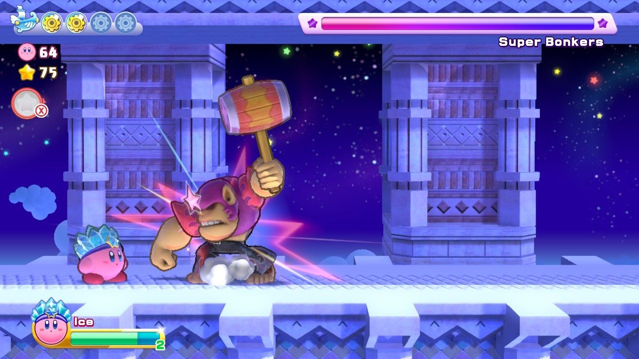 Kirby's Return To Dream Land Deluxe Nutty Noon Stage Four Super Bonkers