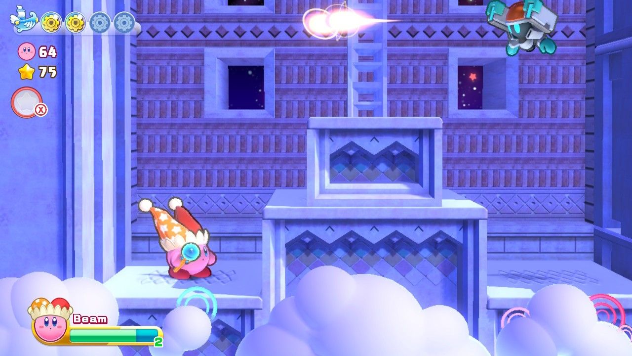 Kirby's Return To Dream Land Deluxe Nutty Noon Stage Four Third Section