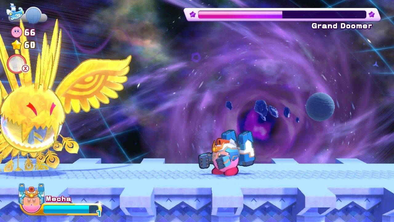 Kirby's Return To Dream Land Deluxe Nutty Noon Stage Six Grand Doomer Second Phase