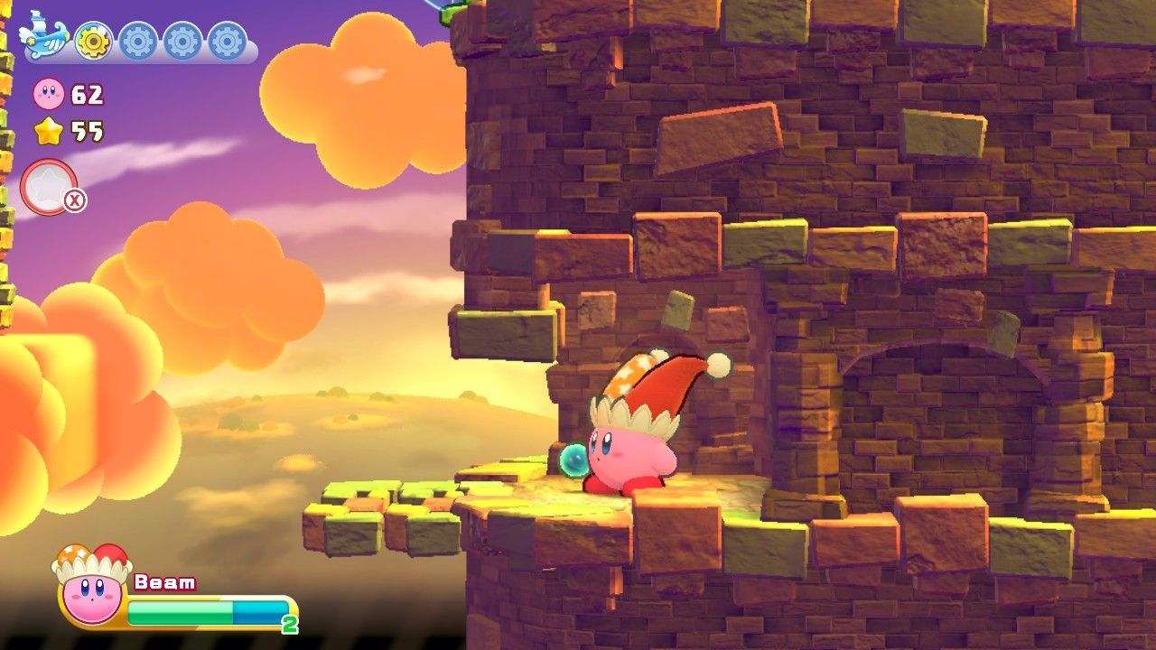 Kirby's Return To Dream Land Deluxe Nutty Noon Stage Three Fourth Section