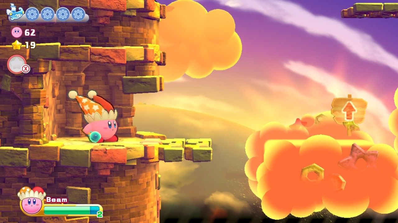 Kirby's Return To Dream Land Deluxe Nutty Noon Stage Three Second Section