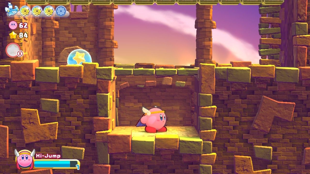 Kirby's Return To Dream Land Deluxe Nutty Noon Stage Three Sixth Section