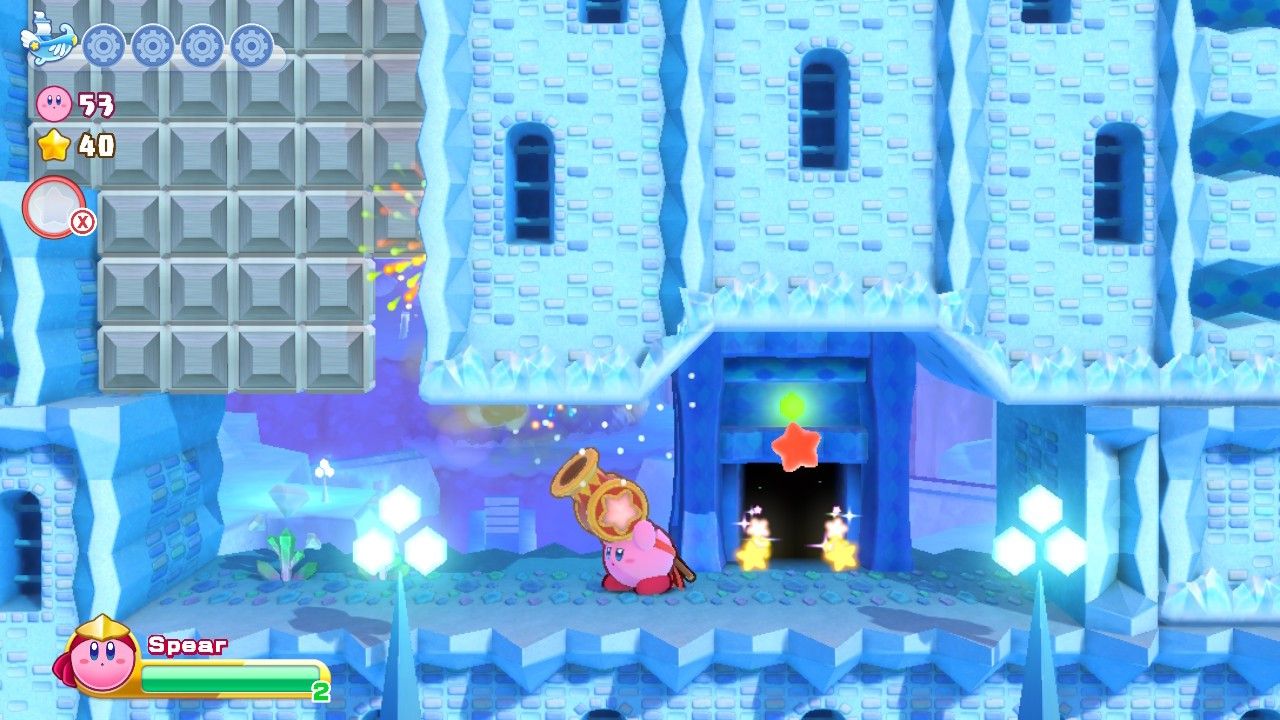 Kirby White Wafers Stage Five Kirby Inside Secret Star Door