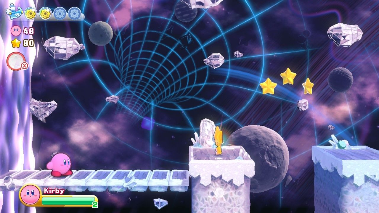 Kirby White Wafers Stage Two Inside Star Portal