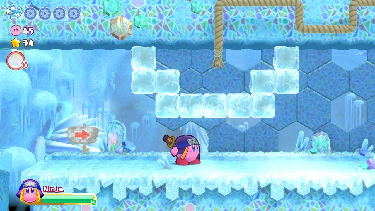 Kirby White Wafers Stage Two Rope In Ice Blocks