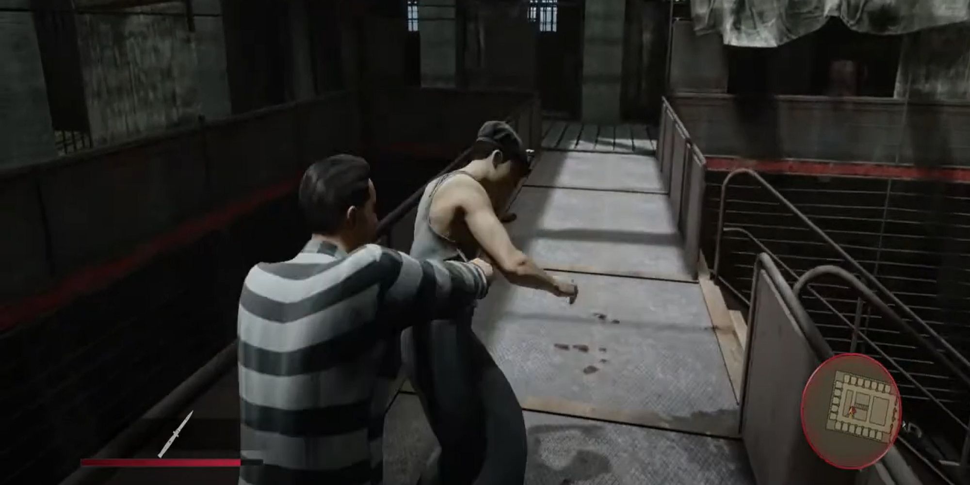 using a knife in Mafia: DE 