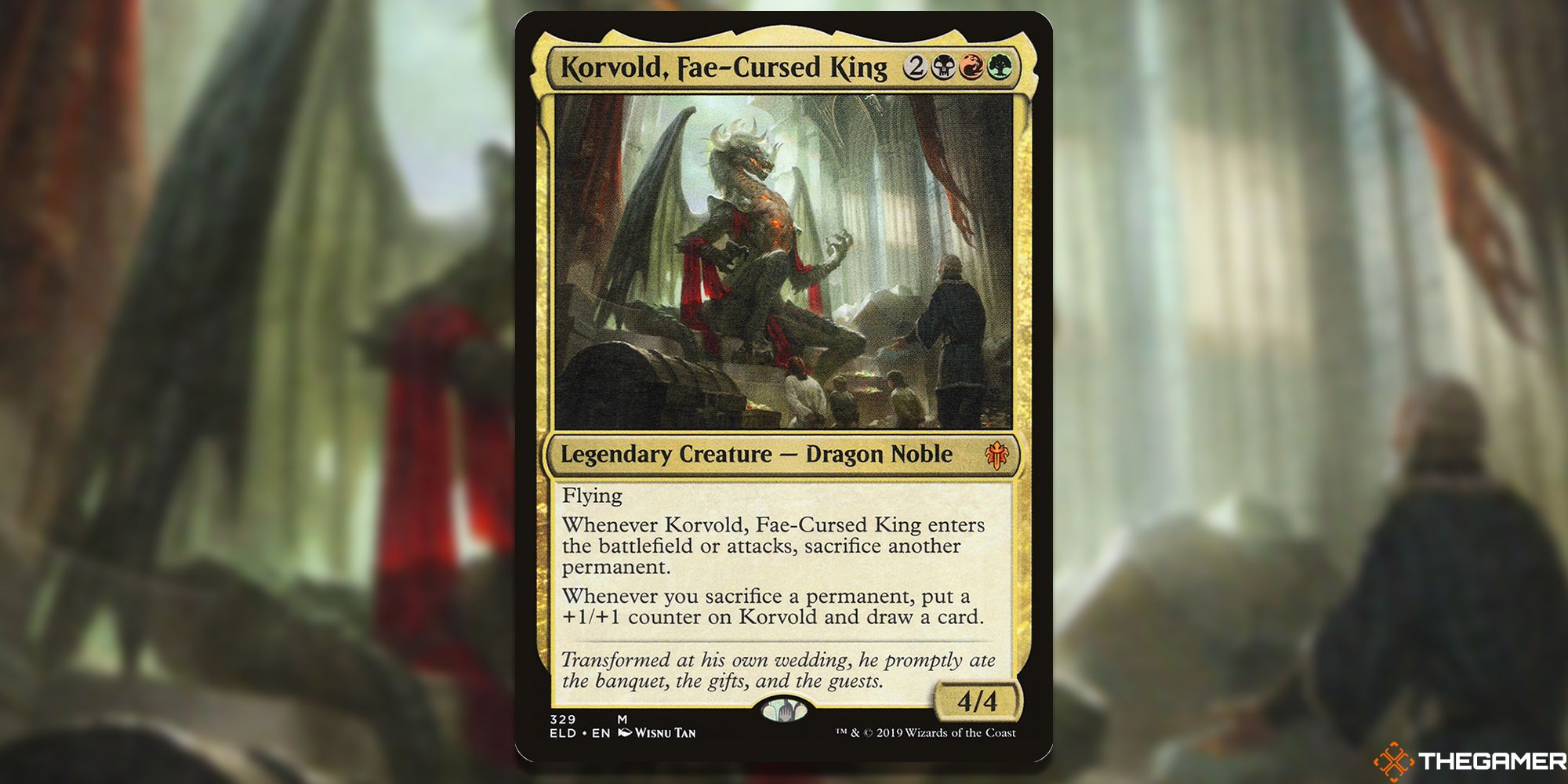 Korvold, Fae-Cursed King MTG Card