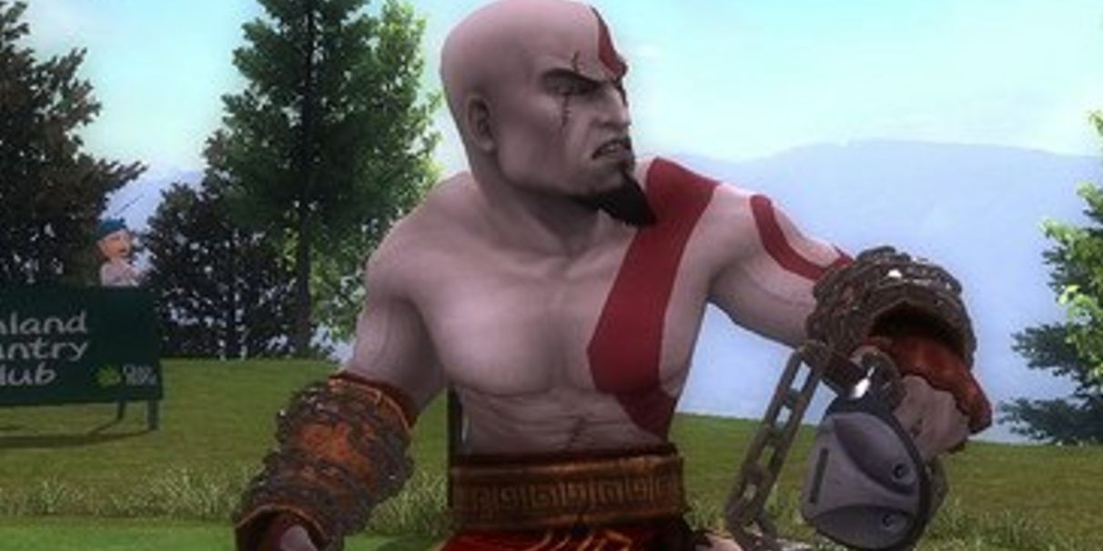 Kratos in Hot Shots Golf