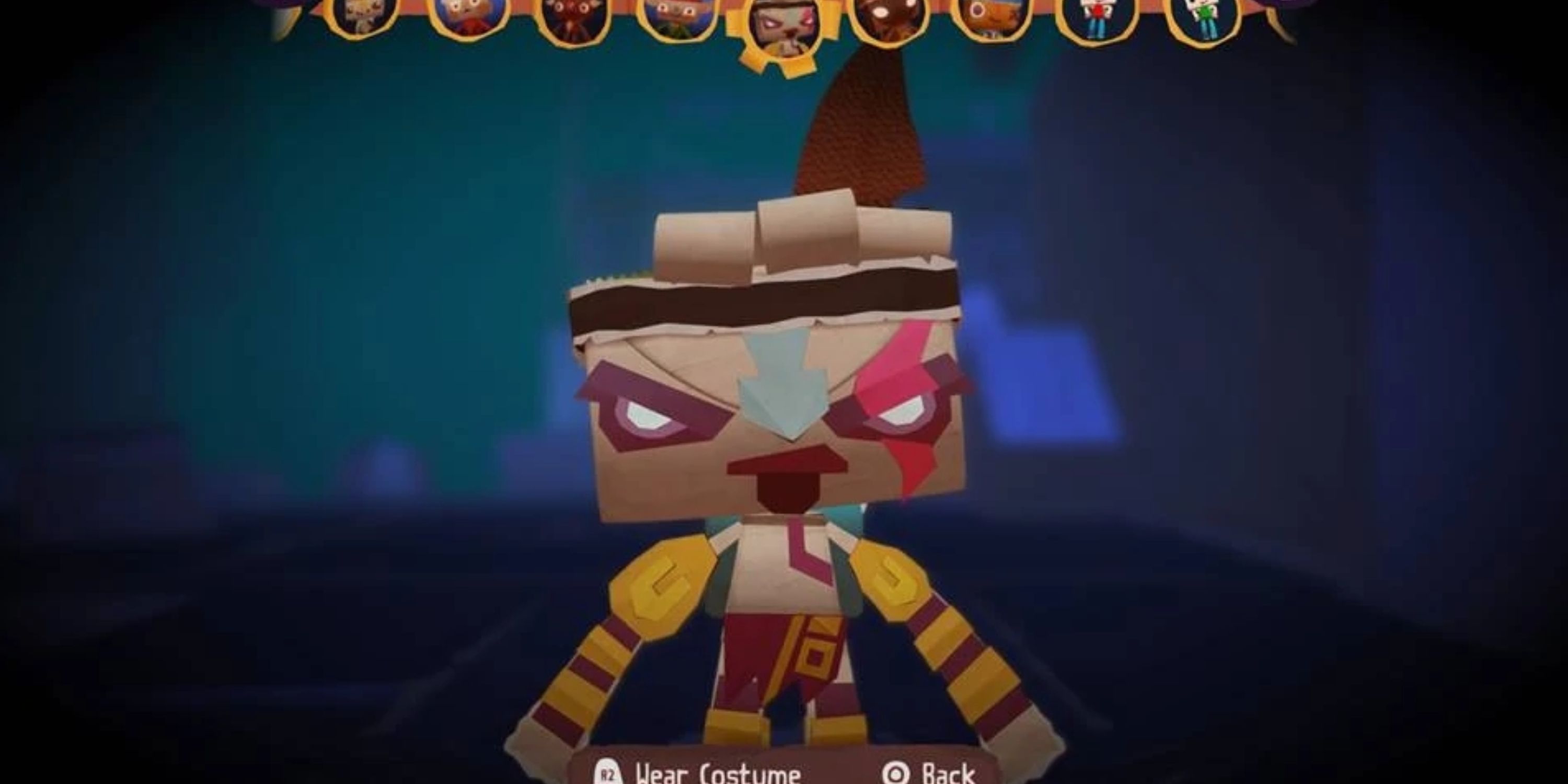 Kratos in Tearaway Unfolded