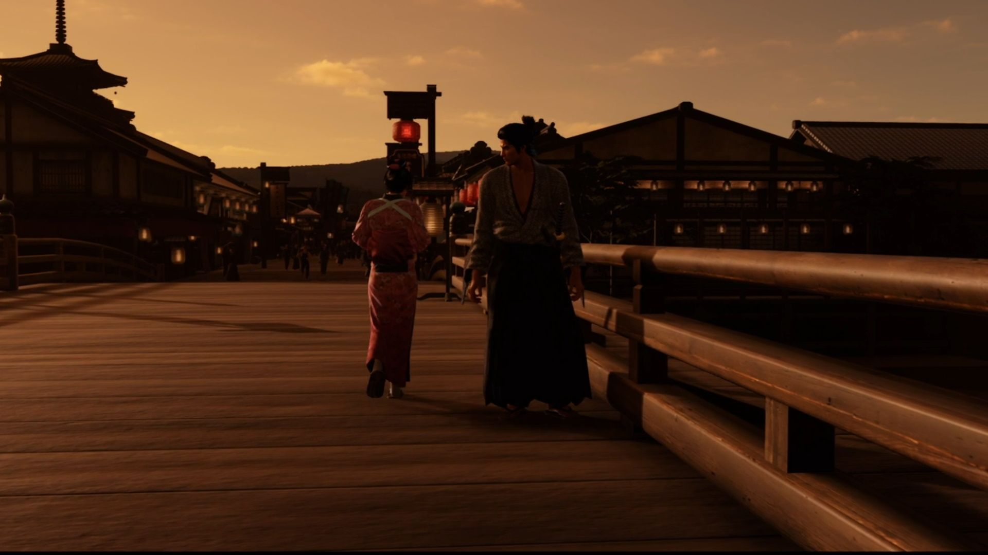 Like A Dragon Ishin, Chapter 4, Oryo walks away from Ryoma