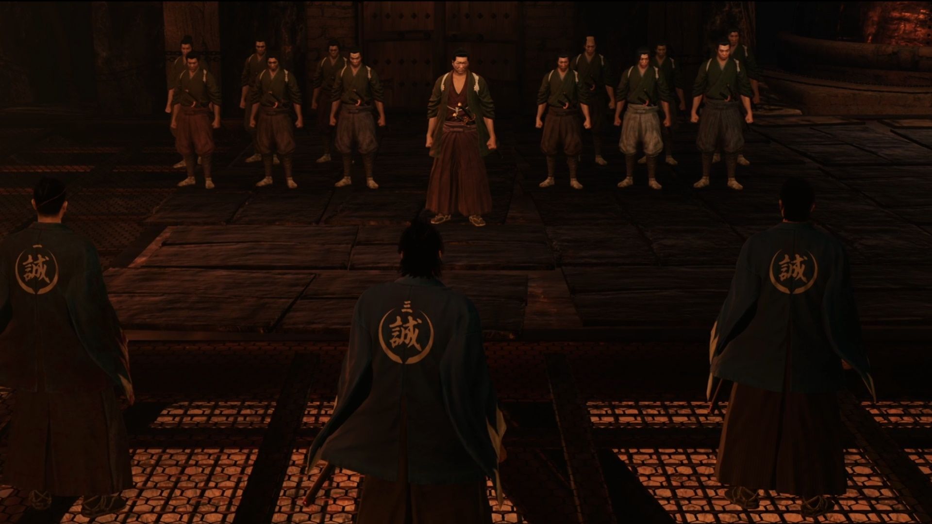 Like A Dragon Ishin, Ito and his crew facing off against the Shinsengumi