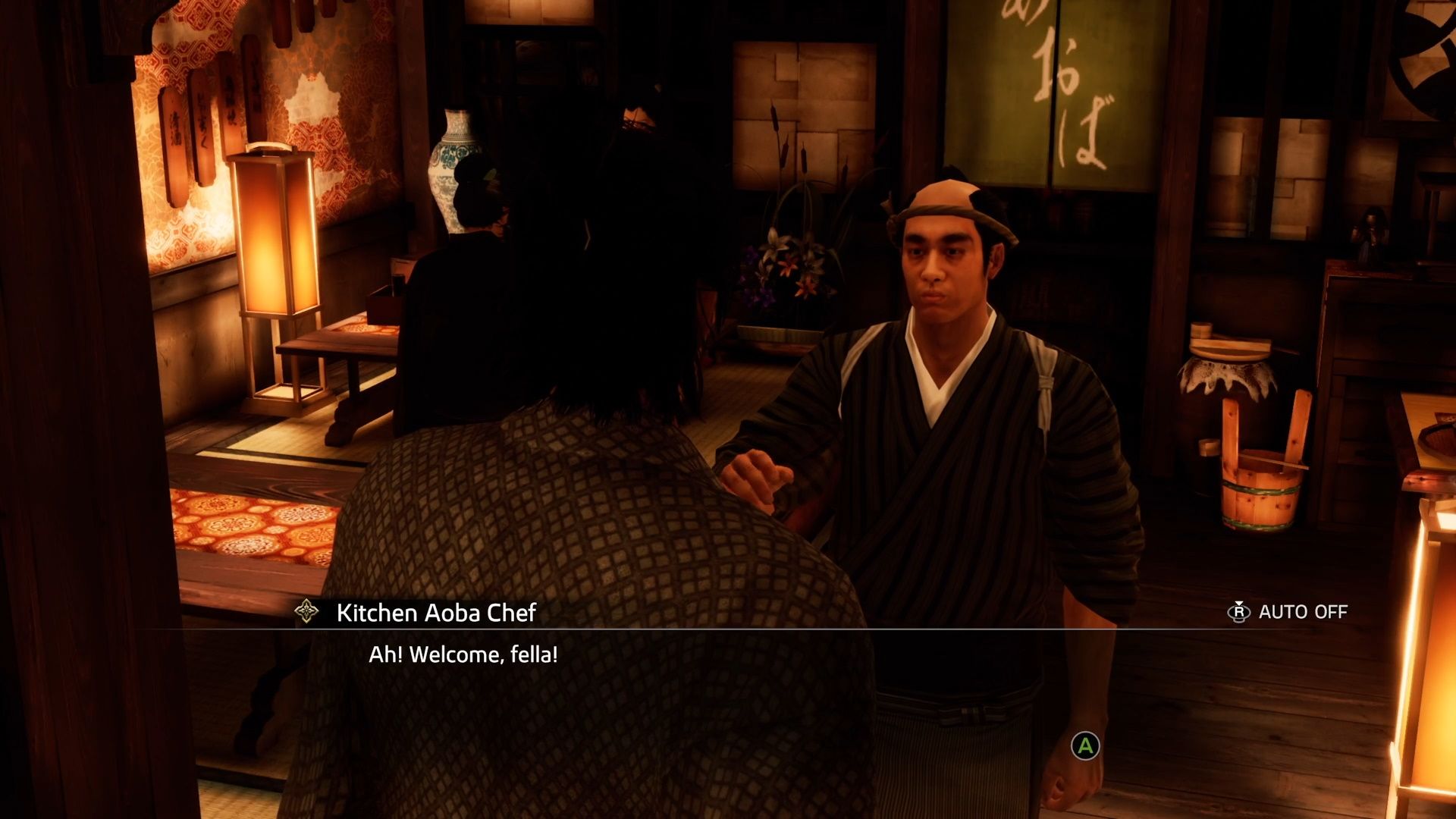 Like A Dragon Ishin, Kitchen Aoba Chef