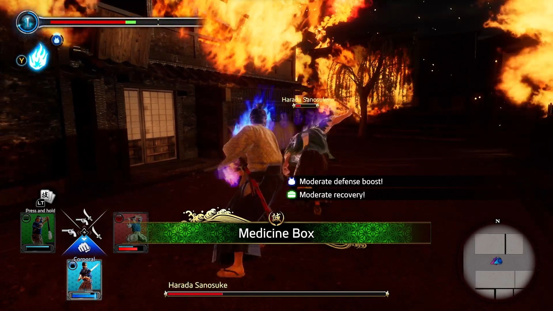 Like A Dragon Ishin, Parrrying Harada