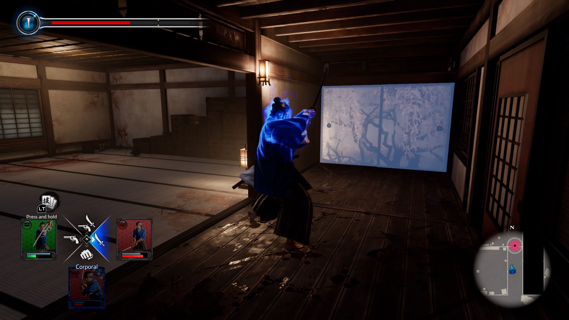 Like A Dragon Ishin, The decorative shoji before the boss room