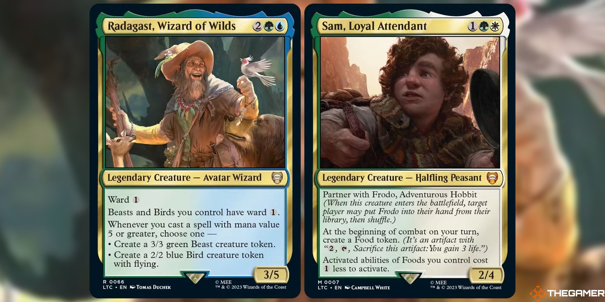LOTR Commander Cards