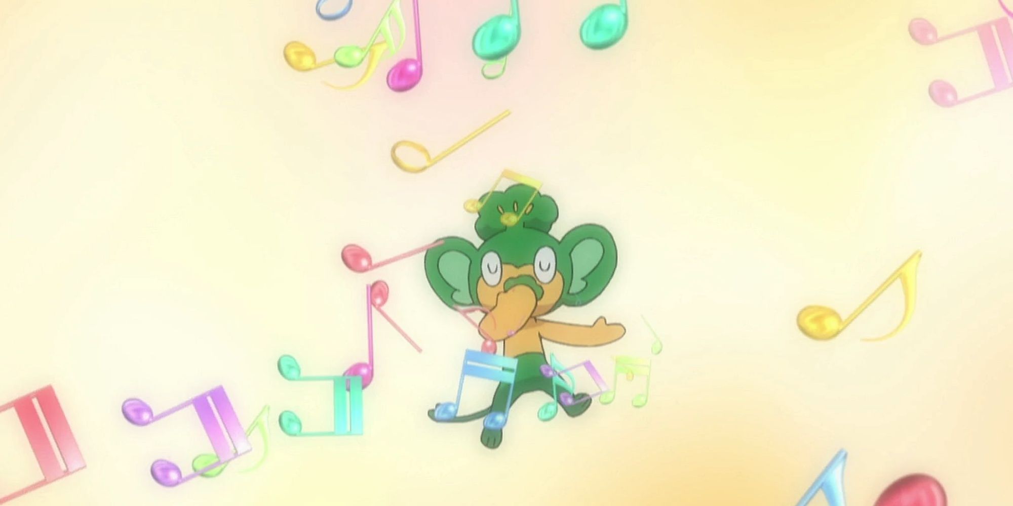 Pansage uses Grass Whistle