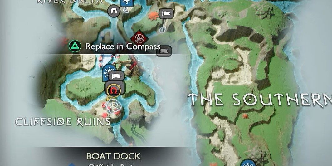 Map of Cliffside Ruins