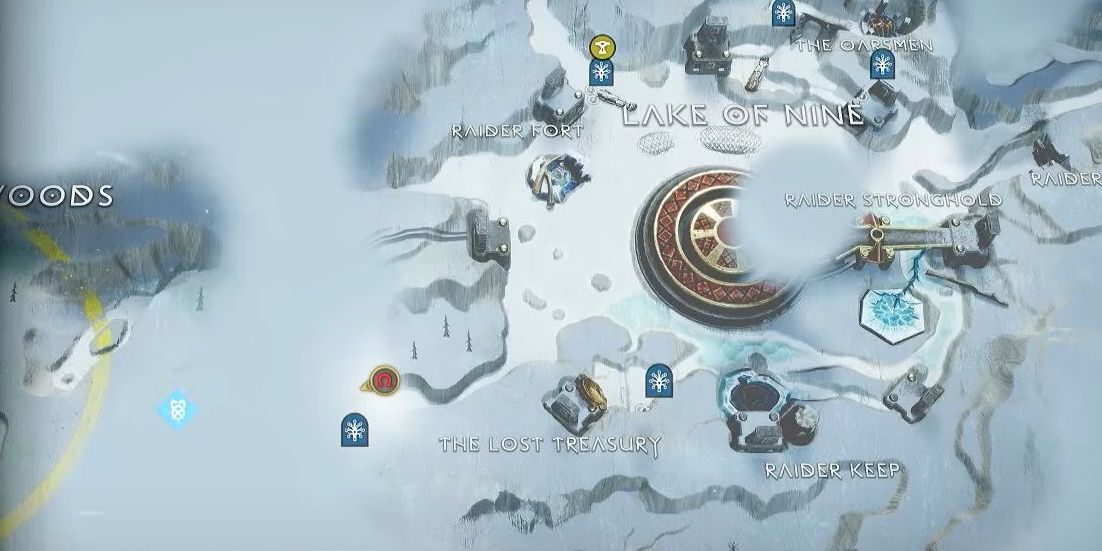 Map of Lake of Nine