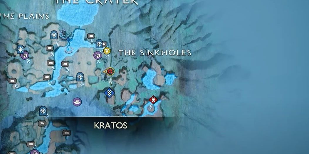 Map of the Sinkholes