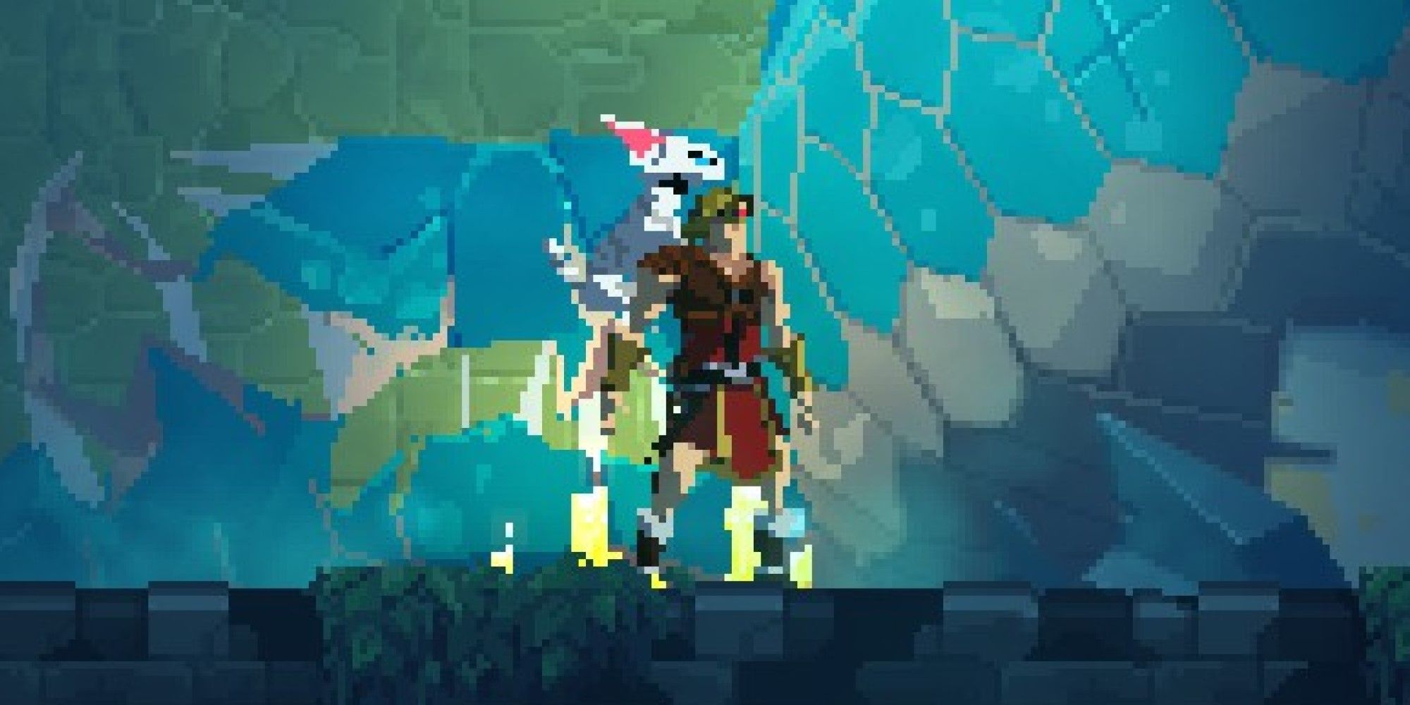 A screenshot of the Maria's Cat weapon in Dead Cells: Return to Castlevania.