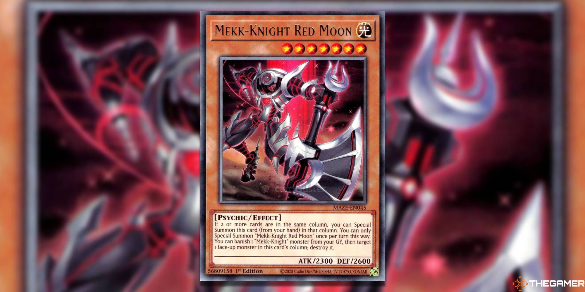 Mekk-Knight Red Moon from Maze of Memories Set