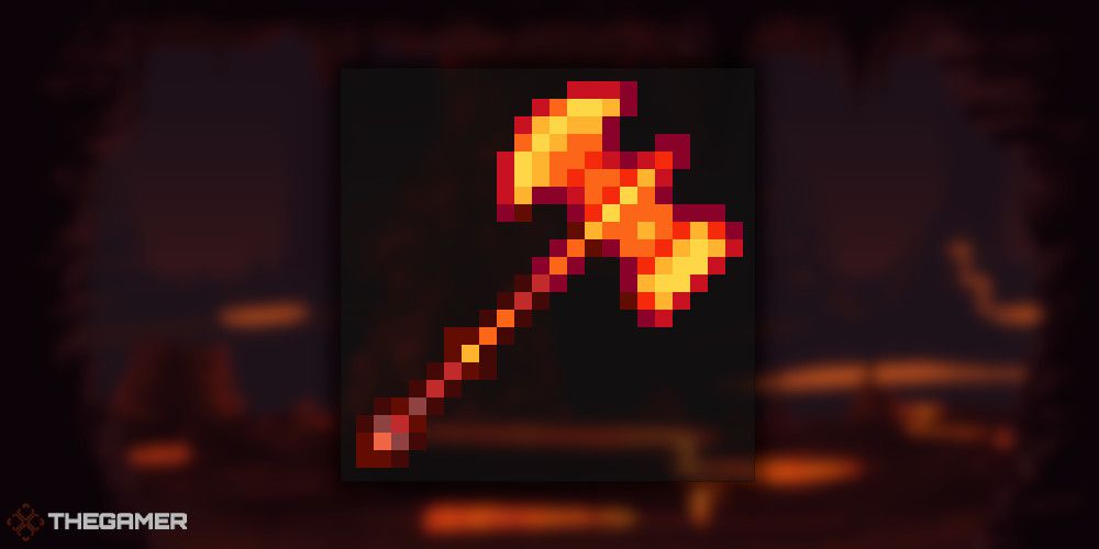Molten Hamaxe From Terraria