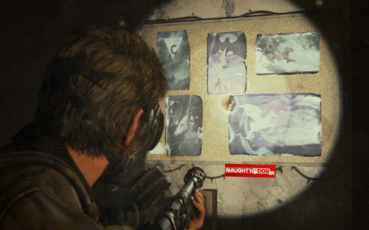 The Last of Us Part 1 possibly teasing a fantasy game from Naughty Dog.